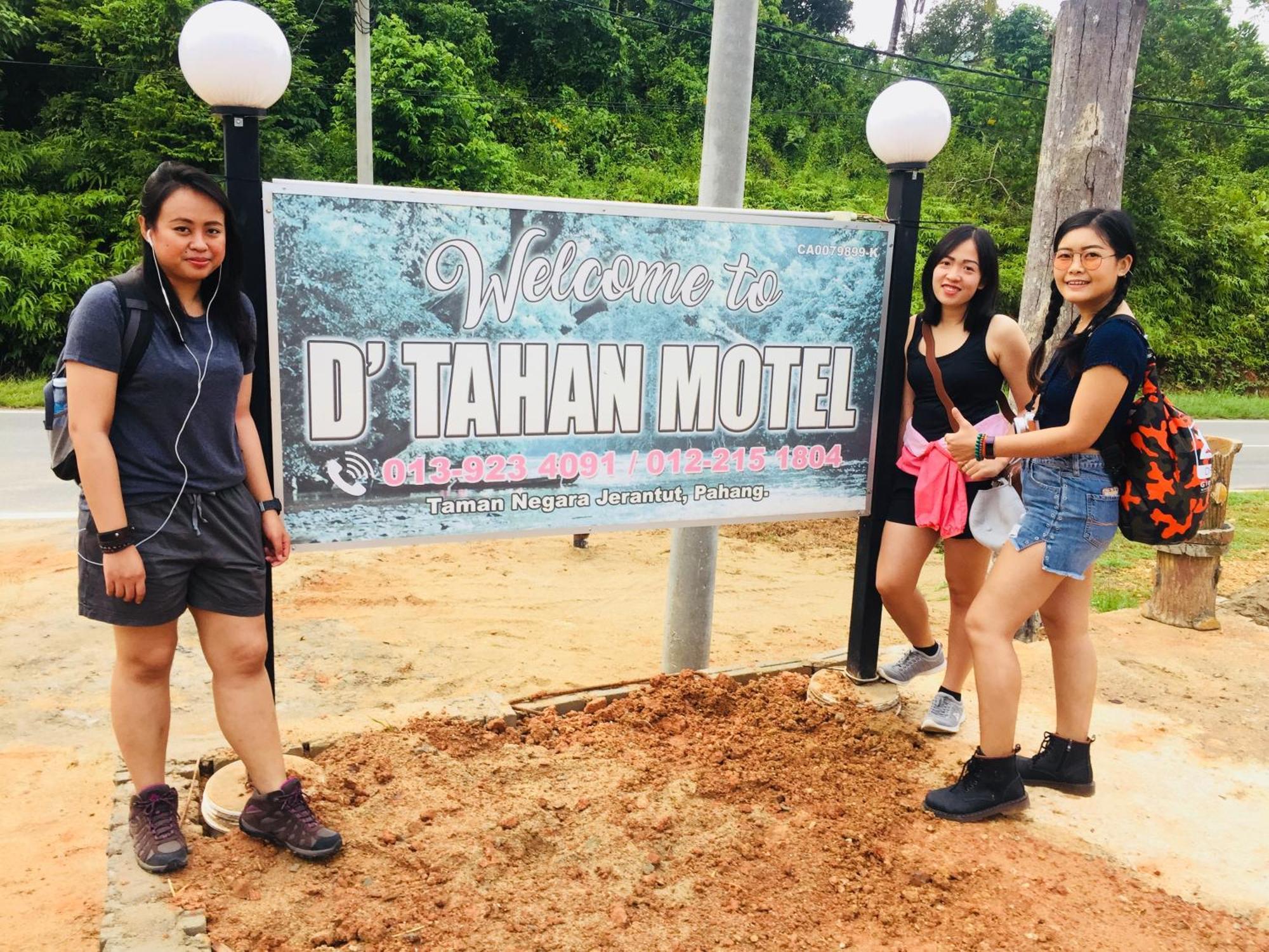 Dtahan Motel Taman Negara Куала-Тахан Экстерьер фото